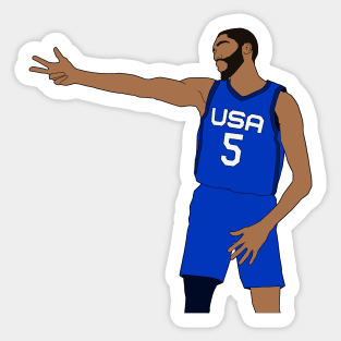 Mikal Bridges 3pt Celebration Sticker